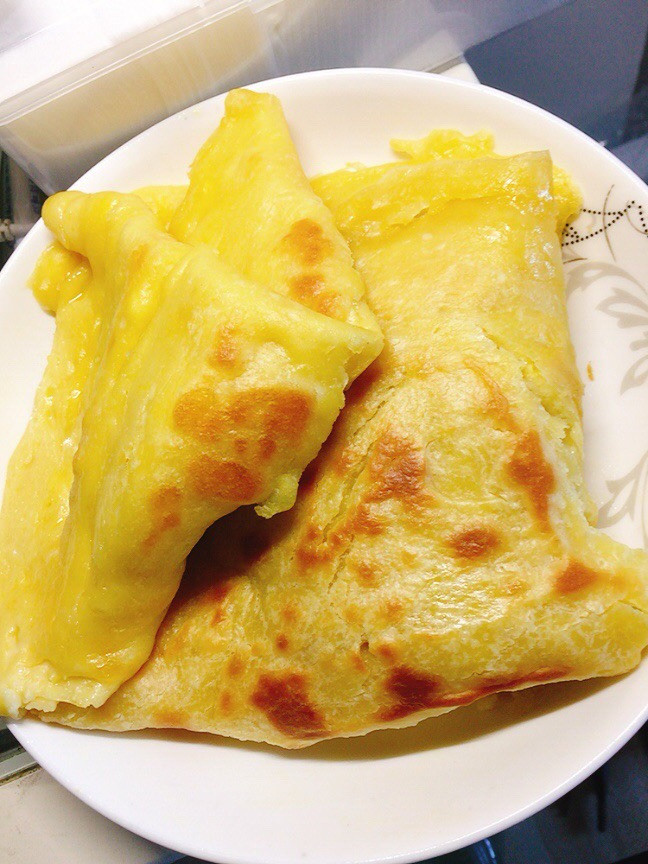 懒人版榴莲味松饼的做法