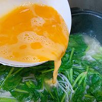 菠菜鸡蛋汤#硬核菜谱制作人#的做法图解4