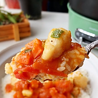 #钟于经典传统味#咖喱番茄龙利鱼盖饭的做法图解11