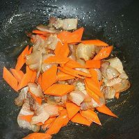 木耳杏鲍菇炒腊肉的做法图解7