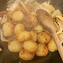 小土豆炖培根