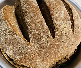 黑麦燕麦牛奶葡萄干低脂低卡面包的做法