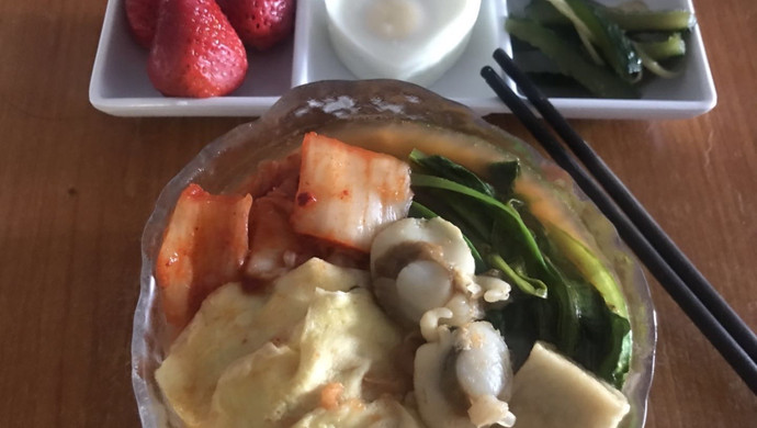 辣白菜荞麦面