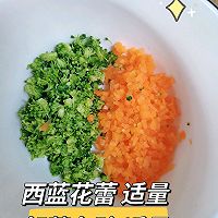 超简单的蔬菜鸡蛋羹 家有挑食宝宝赶紧安排起来的做法图解1