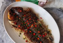 青花椒盐烤鱼❗️空气炸锅食谱的做法