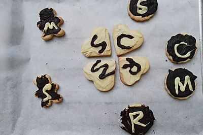 MRCS（圣诞快乐）字母巧克力饼干