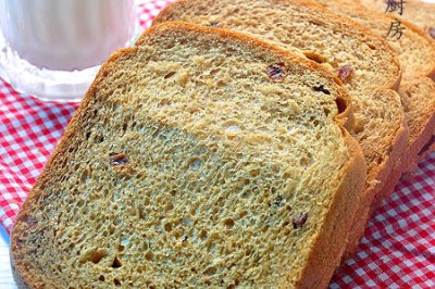 香香甜甜的红糖葡萄干面包——一键式面包机面包
