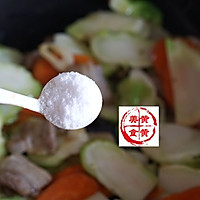 儿菜胡萝卜炒肉片的做法图解7