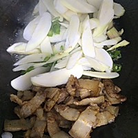 茭白回锅肉的做法图解5