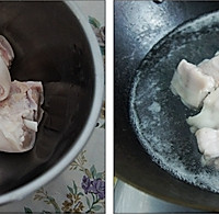 美味小屋——黄豆煮猪蹄的做法图解1