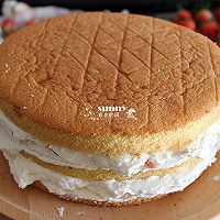奶油草莓蛋糕#九阳烘焙剧场#的做法图解19