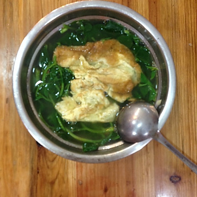 素菜蛋汤