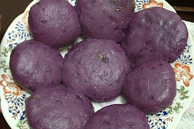 紫薯蜜豆膏