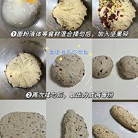 无糖无油全麦低脂欧包（一次发酵）免手套膜❗️可手揉低脂面包的做法图解2
