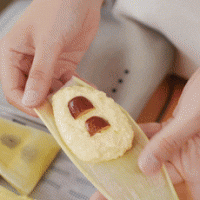 红枣玉米粑粑【宝宝辅食】的做法图解7