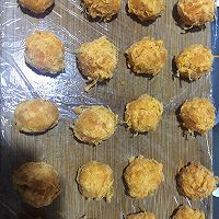 蛋黄肉松青团的做法图解3