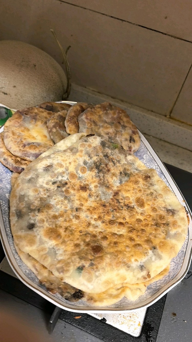 干菜烤饼的做法