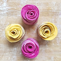 玫瑰花馒头 火龙果版本的做法图解10