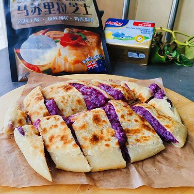 紫薯芝士饼