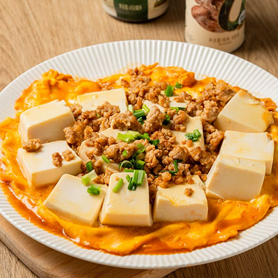 家常鲜食#鸡蛋抱豆腐
