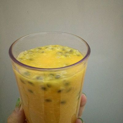 芒果百香果汁