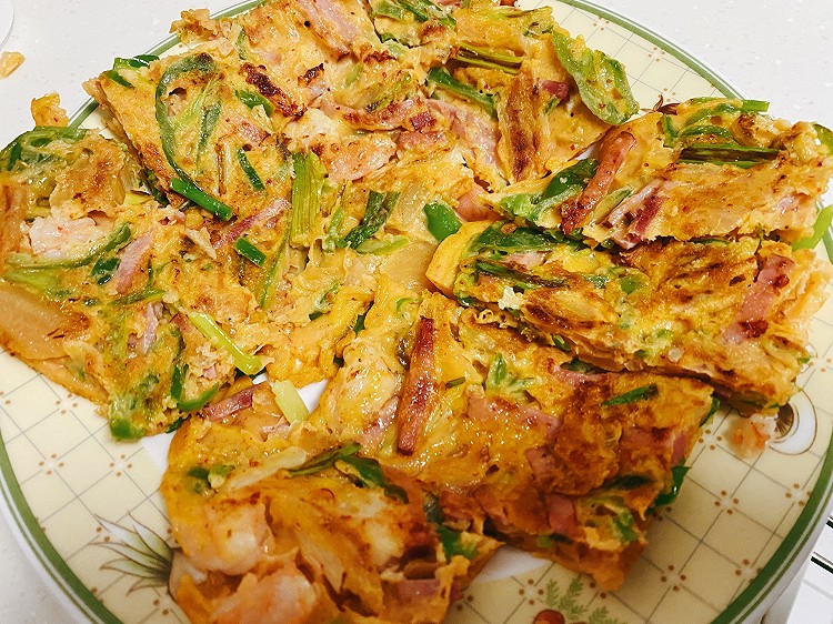泡菜饼的做法