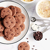 【一食呓语】巧克力曲奇饼干。的做法图解11