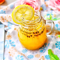 #憋在家里吃什么#百香果柠檬蜂蜜水的做法图解13