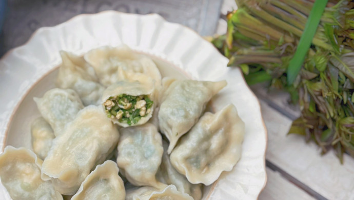 香椿馅儿饺子