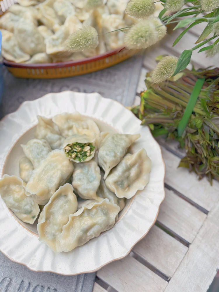 香椿馅儿饺子的做法