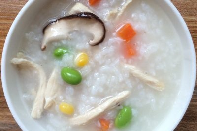 香菇鸡肉粥