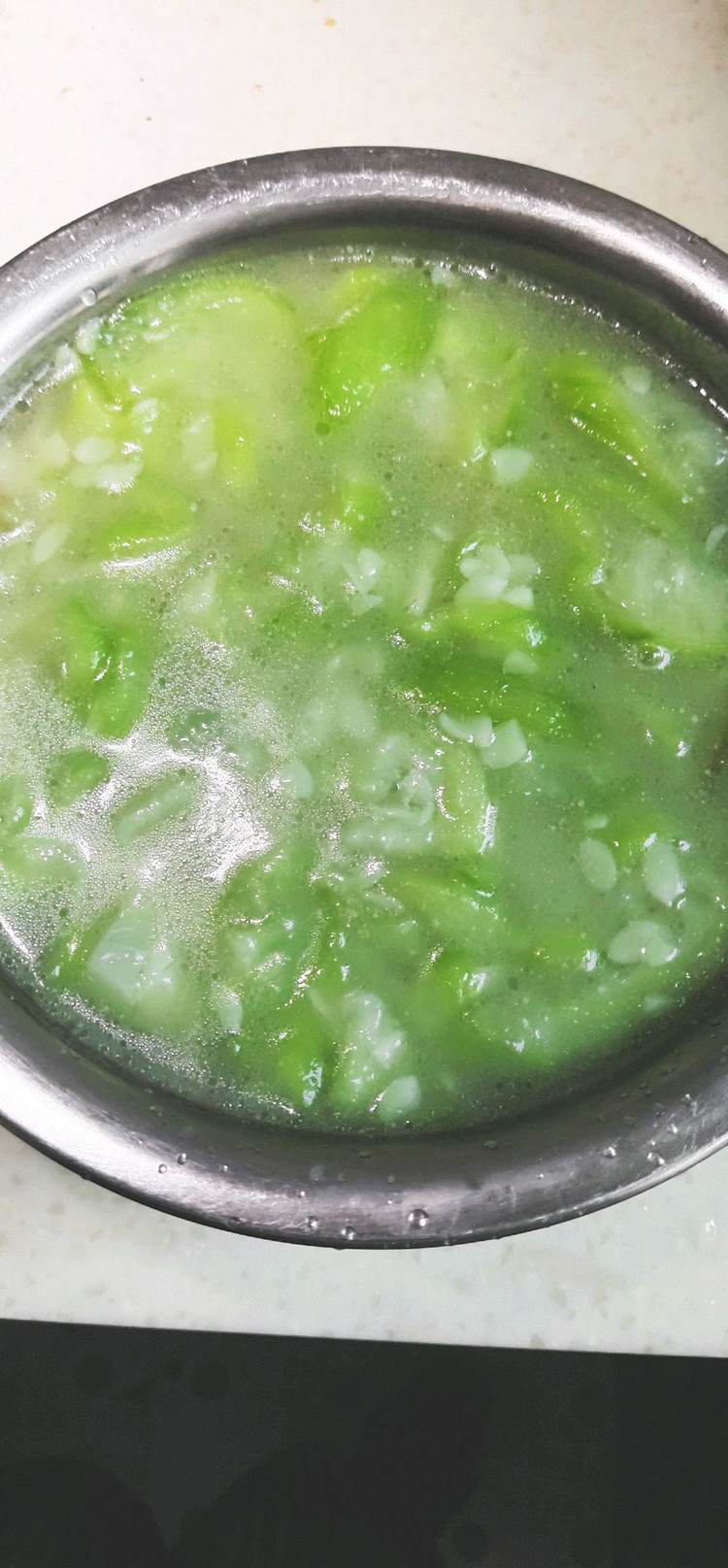 清香丝瓜汤的做法