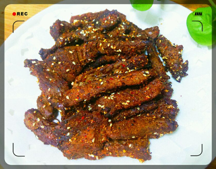 五香麻辣牛肉干的做法