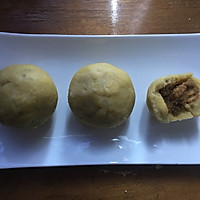 健康食谱—豆沙馅红薯小米糕的做法图解9