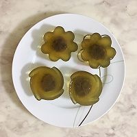 盛开在掌心的花朵马蹄红豆糕的做法图解8