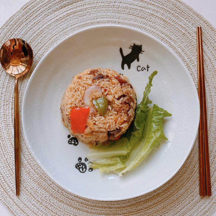 肥牛泡菜炒饭的做法