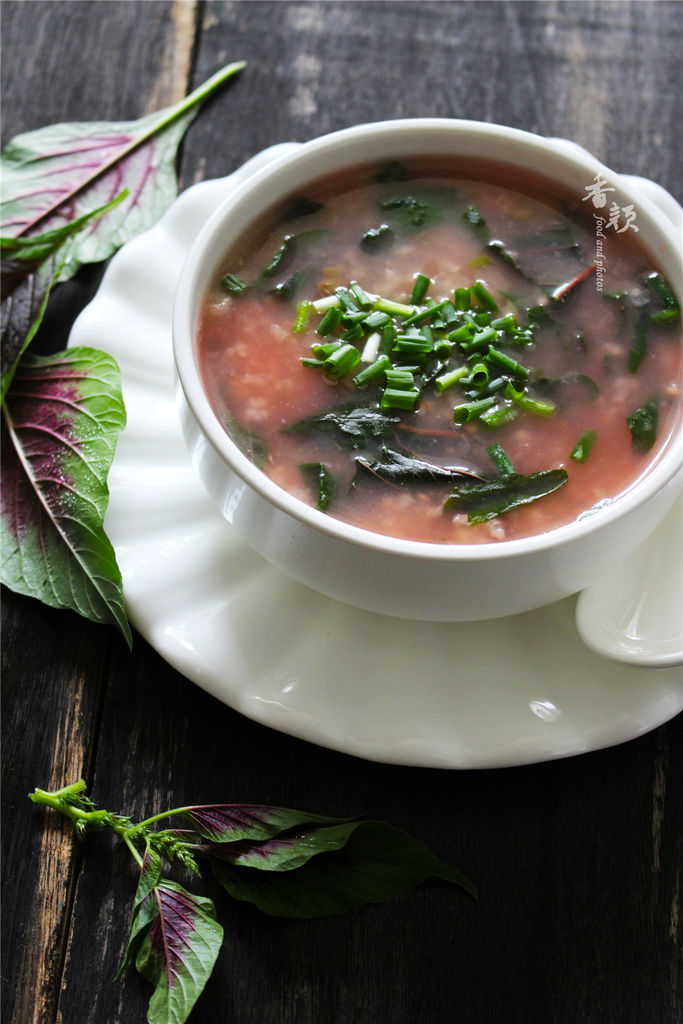 Porridge with amaranth and mung bean