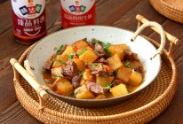  回锅牛肉炖土豆的做法