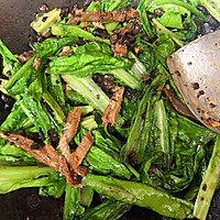 做法简单，超下饭的豆豉鲮鱼油麦菜的做法图解6