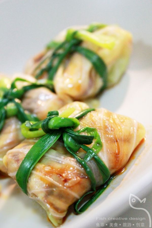 白菜“馒头”酿豆腐