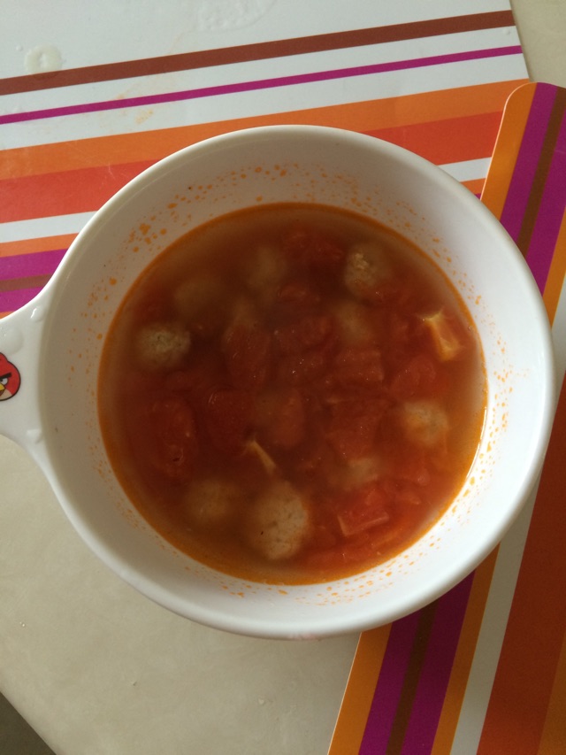 土豆哥辅食——番茄肉丸汤的做法图解4