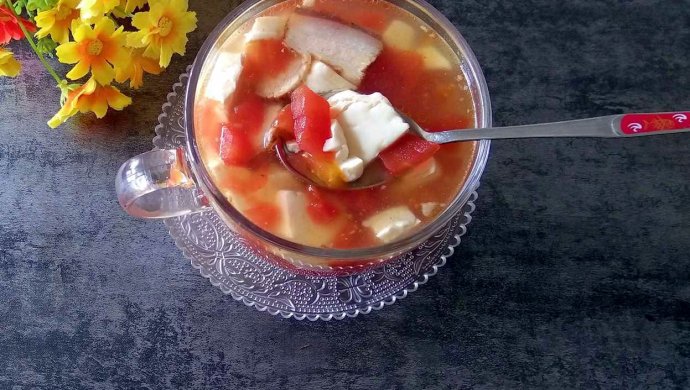 番茄豆腐汤