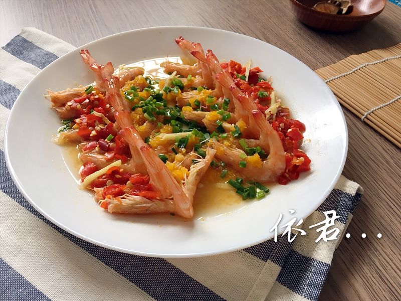 Two color open edge shrimp (lazy version)