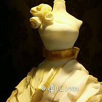 婚礼蛋糕--欧式婚纱的做法图解20
