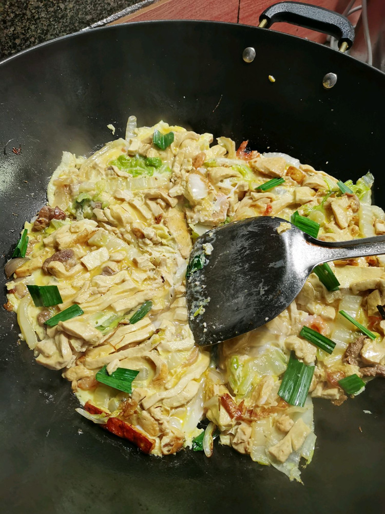 莆田菜白菜焖豆腐的做法