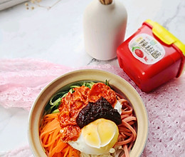 #暖冬酱在手，嗨吃部队锅#韩式拌饭的做法