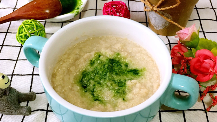菠菜米粉糊的做法