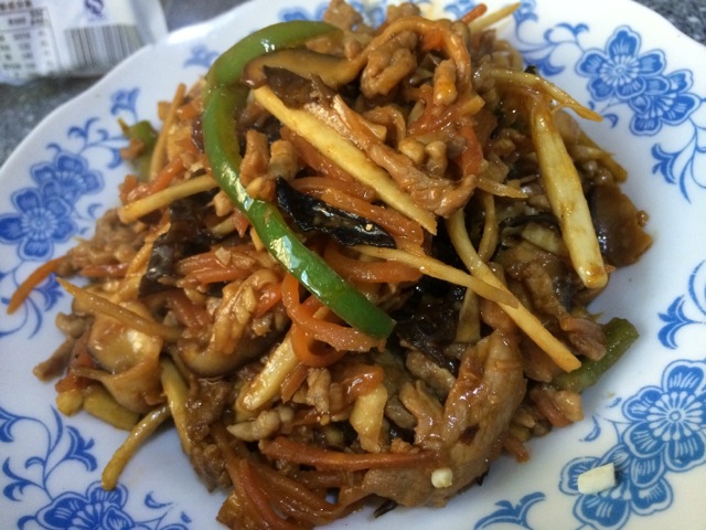 Fish flavored shredded pork