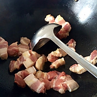 私家菜—冬笋豆扣炖肉的做法图解4