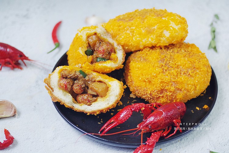 中华料理|黄金小龙虾面包，巨好吃！的做法